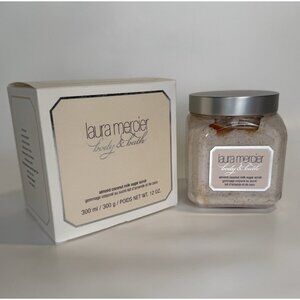 New Laura Mercier Almond Coconut milk Body Scrub 12 Oz